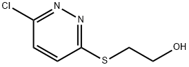 2-[(6-chloro-3-pyridazinyl)thio]ethanol(SALTDATA: FREE) Struktur