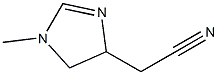 1H-Imidazole-4-acetonitrile,4,5-dihydro-1-methyl-(9CI) Struktur