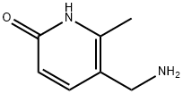 2(1H)-Pyridinone,5-(aminomethyl)-6-methyl-(9CI) Struktur