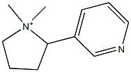 N'-methylnicotinium Struktur