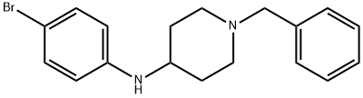 1-benzyl-N-(4-bromophenyl)piperidin-4-amine Struktur