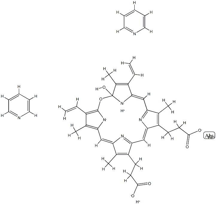 verdohemochrome Struktur