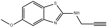 2-Benzothiazolamine,5-methoxy-N-2-propynyl-(9CI) Struktur