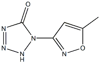 5H-Tetrazol-5-one,1,2-dihydro-1-(5-methyl-3-isoxazolyl)-(9CI) Struktur