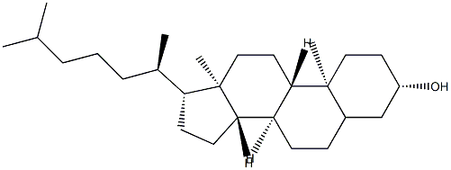 5ξ-Cholestan-3β-ol Struktur