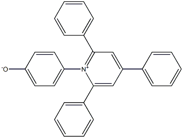 2,4,6-Triphenyl-1-(4-oxylatophenyl)pyridinium Struktur