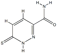 3-Pyridazinecarboxamide,1,6-dihydro-6-thioxo-(9CI) Struktur