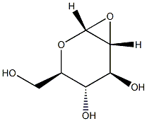 1,2-Anhydro-α-D-glucopyranose Struktur