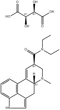 (+)-LSD tartrate Struktur