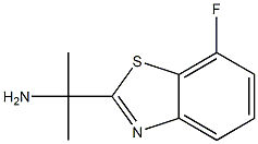 2-Benzothiazolemethanamine,7-fluoro-alpha,alpha-dimethyl-(9CI) Struktur