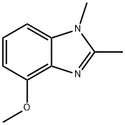 1H-Benzimidazole,4-methoxy-1,2-dimethyl-(9CI) Struktur