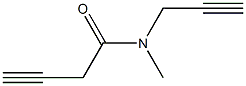 3-Butynamide,N-methyl-N-2-propynyl-(9CI) Struktur