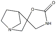 Spiro[1-azabicyclo[2.2.1]heptane-3,5-oxazolidin]-2-one (9CI) Struktur