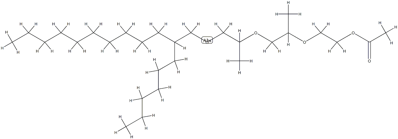 PROPYLENE GLYCOL ISOCETETH-3 ACETATE Struktur