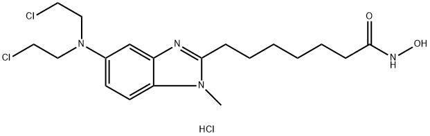 2-Desbutylcarboxy-2-(N-hydroxyheptanamino) Bendamustine Struktur