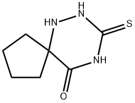 6,7,9-Triazaspiro[4.5]deca-7,9-dien-10-ol,8-mercapto-(7CI,8CI) Struktur