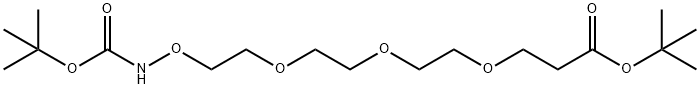 Boc-Aminoxy-PEG3-OtBu Struktur