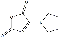 2,5-Furandione,3-(1-pyrrolidinyl)-(9CI) Struktur