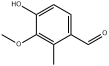 4-Hydroxy-3-Methoxy-2-Methylbenzaldehyde Struktur