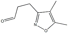 3-Isoxazolepropanal,4,5-dimethyl-(9CI) Struktur