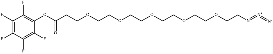 Azido-PEG5-PFP ester Struktur