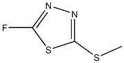 1,3,4-Thiadiazole,2-fluoro-5-(methylthio)-(9CI) Struktur