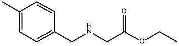 ethyl 2-{[(4-methylphenyl)methyl]amino}acetate Struktur