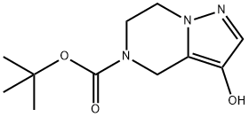 Tert-Butyl 3-Hydroxy-6,7-Dihydropyrazolo[1,5-A]Pyrazine-5(4H)-Carboxylate(WX141818) Struktur