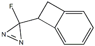 3H-Diazirine,3-bicyclo[4.2.0]octa-1,3,5-trien-7-yl-3-fluoro-(9CI) Struktur