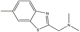 2-Benzothiazolemethanamine,N,N,6-trimethyl-(9CI) Struktur