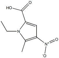 1H-Pyrrole-2-carboxylicacid,1-ethyl-5-methyl-4-nitro-(9CI) Struktur