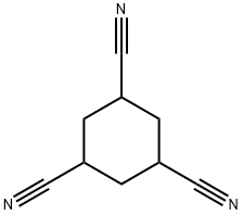 1,3,5-Cyclohexanetricarbonitrile (cis- and trans- mixture) Struktur