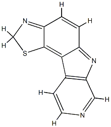 2H-Pyrido[4,3:4,5]pyrrolo[2,3-g]benzothiazole(9CI) Struktur