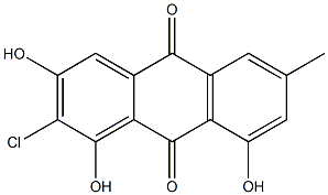 7-Chloroemodin Struktur