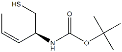 Carbamic acid, [1-(mercaptomethyl)-2-butenyl]-, 1,1-dimethylethyl ester, [S- Struktur