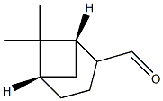 Bicyclo[3.1.1]heptane-2-carboxaldehyde, 6,6-dimethyl-, (1S,5S)-[partial]- (9CI) Struktur