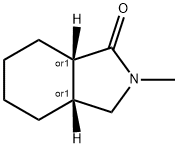 (3aR,7aS)-rel-octahydro-2-Methyl-1H-Isoindol-1-one (Relative stereocheMistry) Struktur