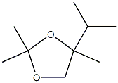 1,3-Dioxolane,2,2,4-trimethyl-4-(1-methylethyl)-(9CI) Struktur