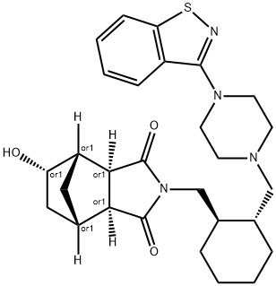 Lurasidone metabolite 14326 Struktur