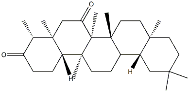 7-Oxofriedelin Struktur