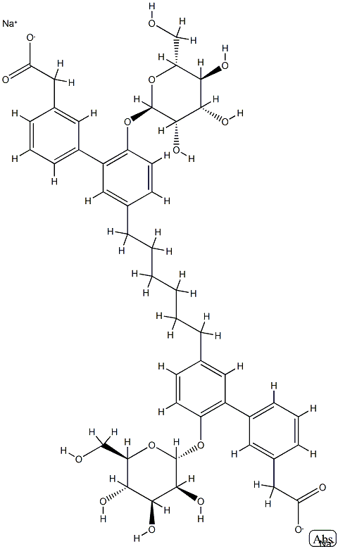 Bimosiamose disodium Struktur