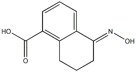 1-Naphthalenecarboxylicacid,5,6,7,8-tetrahydro-5-(hydroxyimino)-(9CI) Struktur