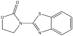 2-Oxazolidinone,3-(2-benzothiazolyl)-(9CI) Struktur