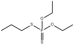 O，O-diethyl-S-propyl dithiophosphate Struktur