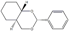 4H-1,3-Benzodioxin,hexahydro-2-phenyl-,(2R,4aR,8aS)-rel-(9CI) Struktur