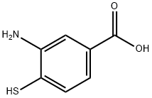 3-AMINO-4-MERCAPTOBENZOICACID Struktur