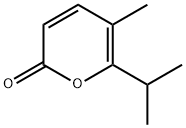 2H-Pyran-2-one,5-methyl-6-(1-methylethyl)-(9CI) Struktur