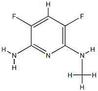 2,6-Pyridinediamine,3,5-difluoro-N-methyl-(9CI) Struktur