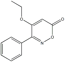 6H-1,2-Oxazin-6-one,4-ethoxy-3-phenyl-(9CI) Struktur