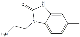 2H-Benzimidazol-2-one,1-(2-aminoethyl)-1,3-dihydro-5-methyl-(9CI) Struktur